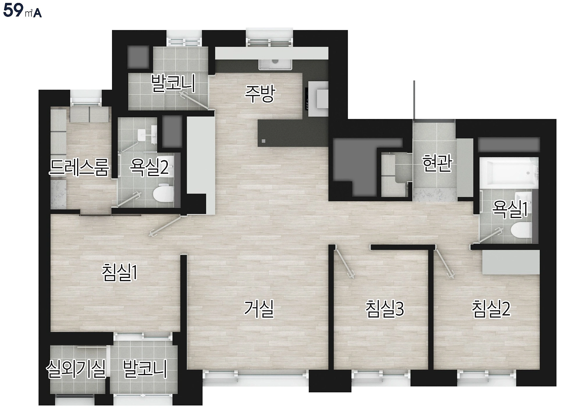 59A 평면도