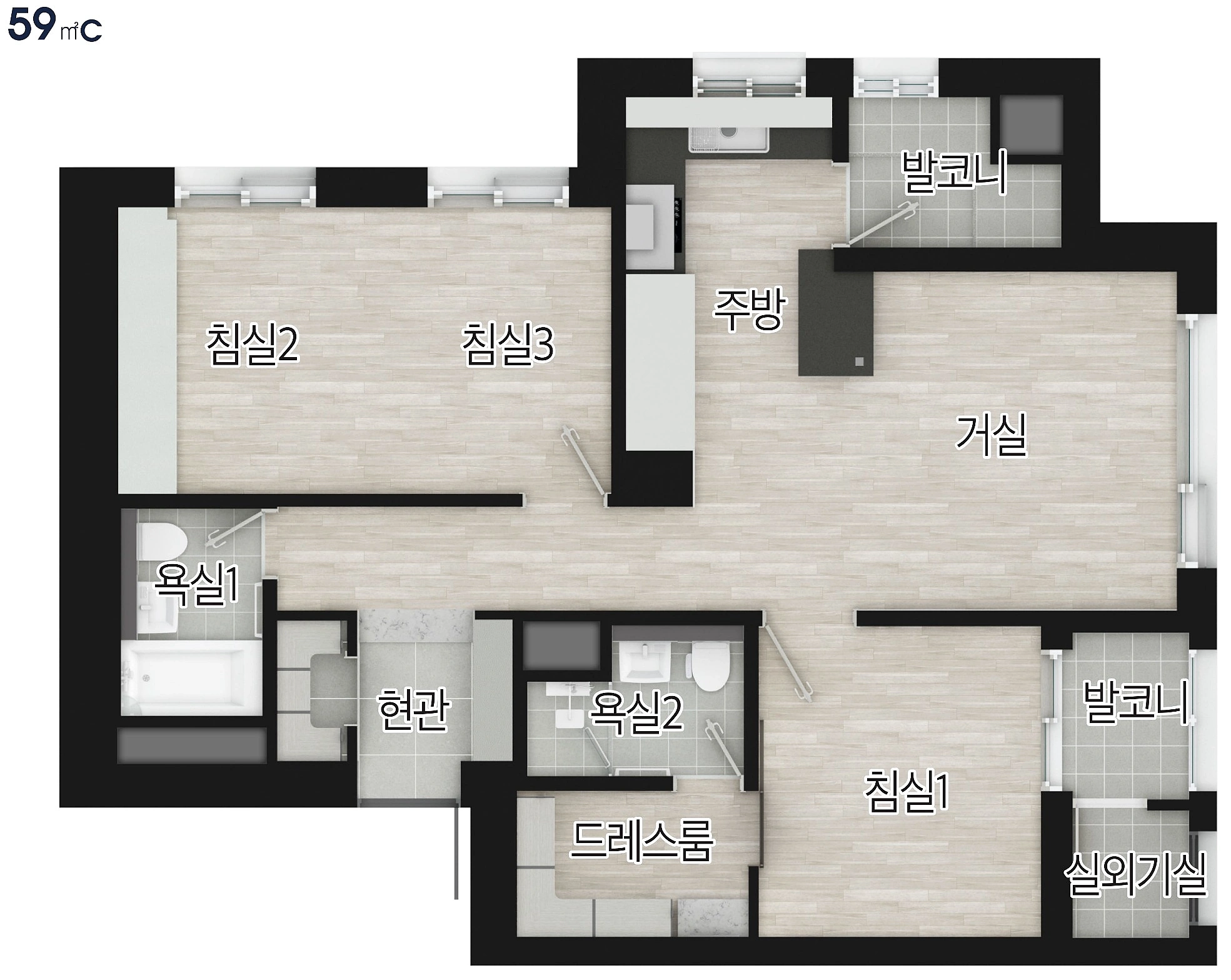 59C 평면도